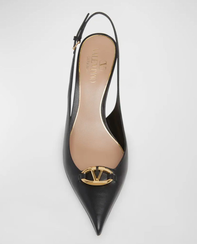 VLOGO CALFSKIN SLINGBACK PUMP 60MM  THE BOLD EDITION - Valentino Garavani
