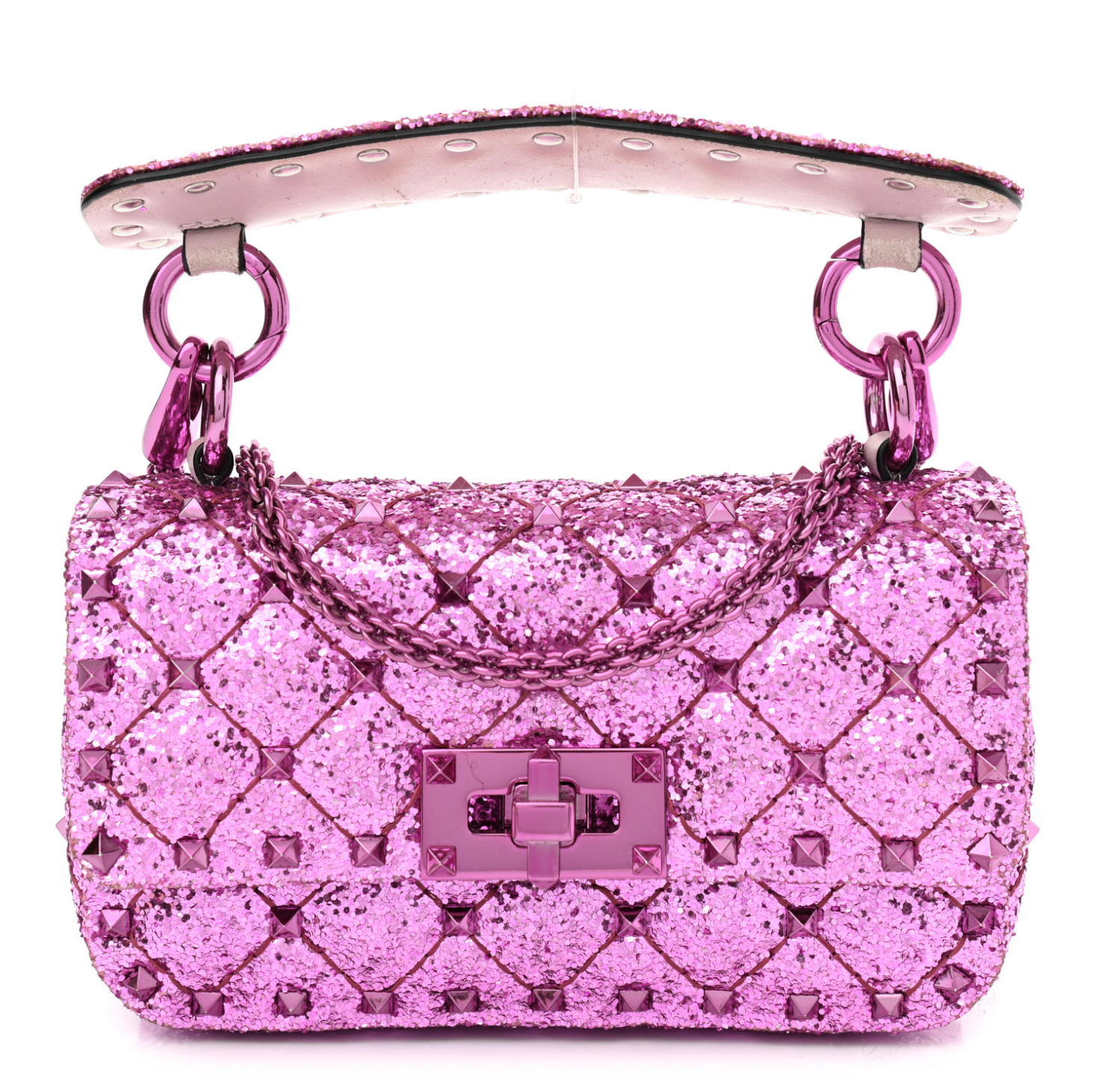 Valentino Garavani Pink Mini Sparkle Bag