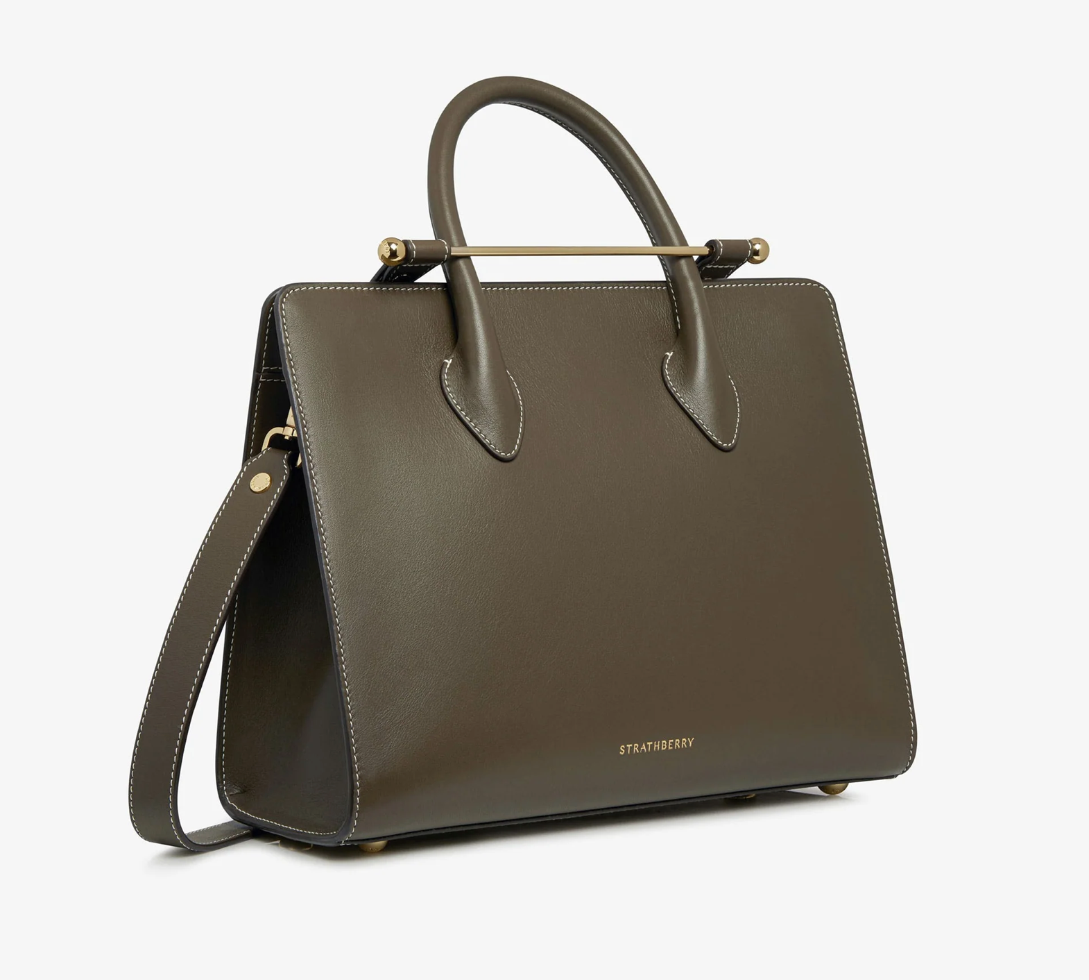 STRATHBERRY Khaki MIDI Tote