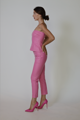 530AI Eco Leather  Skinny 7/8 Pants