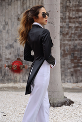 13CJTT Crop Tux Tail Jacket