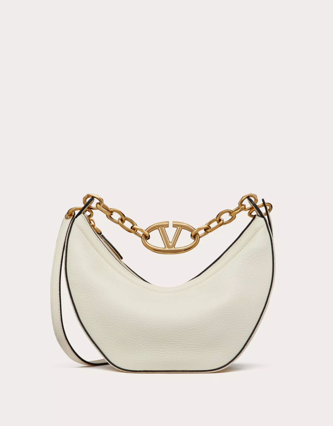 VALENTINO GARAVANI - Small Hobo Ivory