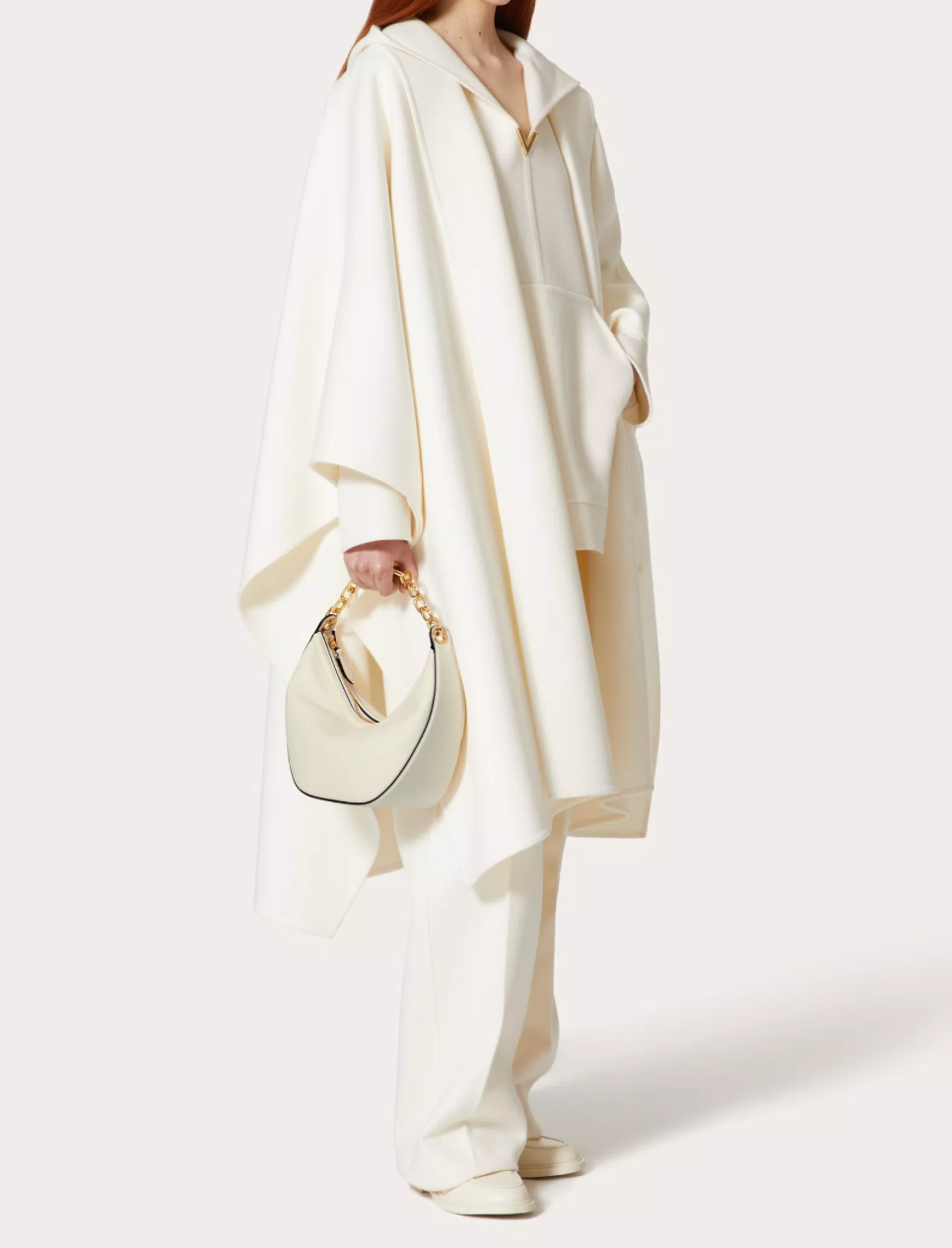 VALENTINO GARAVANI - Small Hobo Ivory