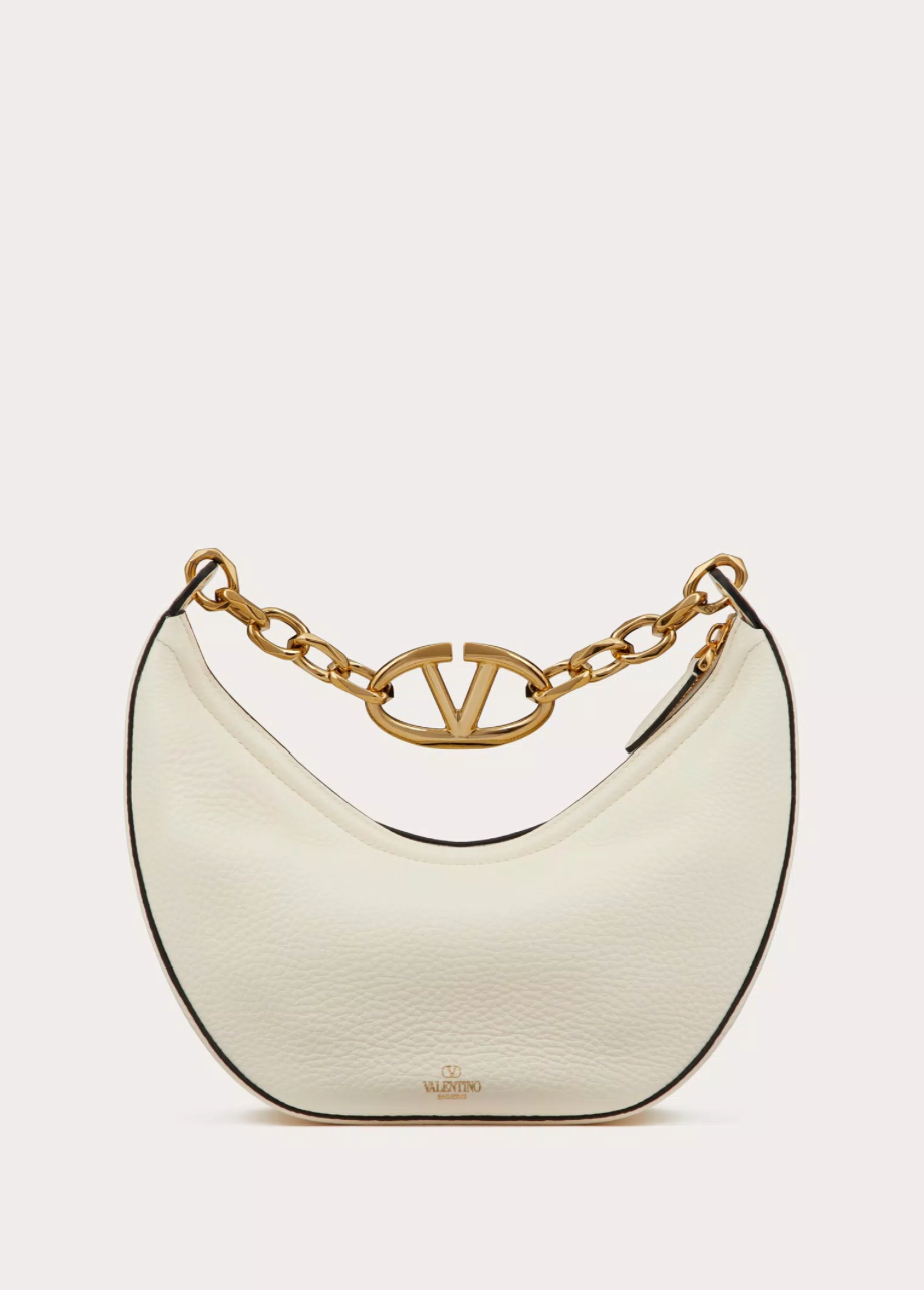 VALENTINO GARAVANI - Small Hobo Ivory