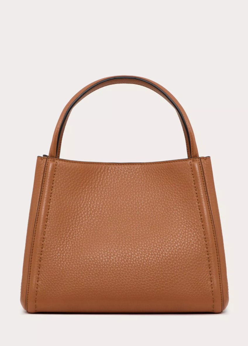 VALENTINO GARAVANI ALLTIME MEDIUM HANDBAG IN GRAINY CALFSKIN