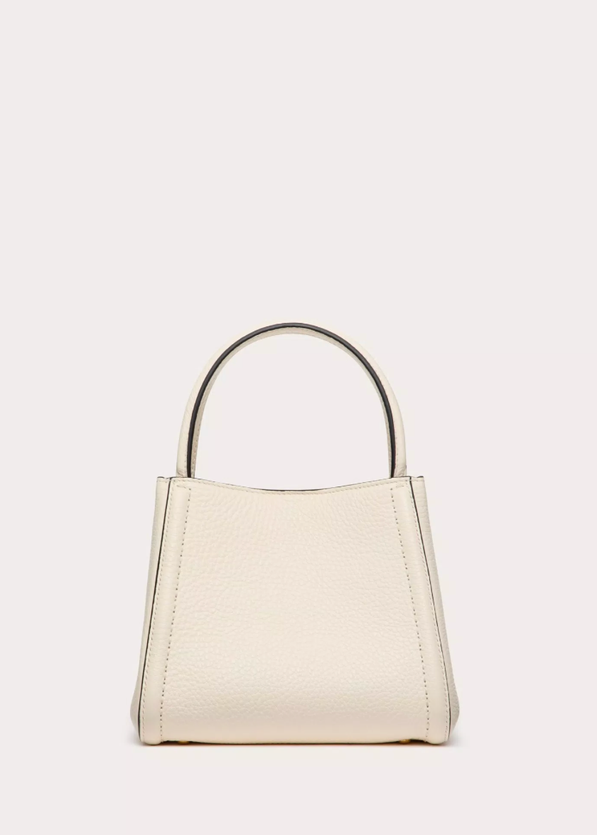 VALENTINO GARAVANI ALLTIME SMALL HANDBAG IN GRAINY CALFSKIN