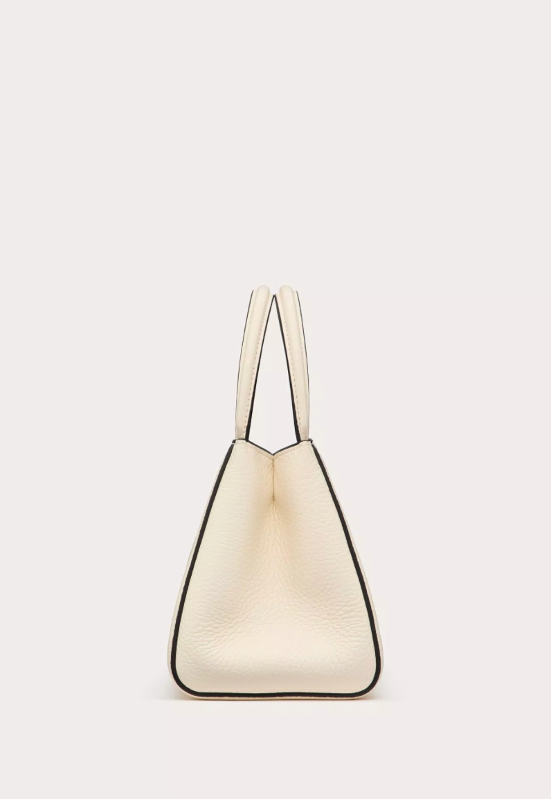 VALENTINO GARAVANI ALLTIME SMALL HANDBAG IN GRAINY CALFSKIN