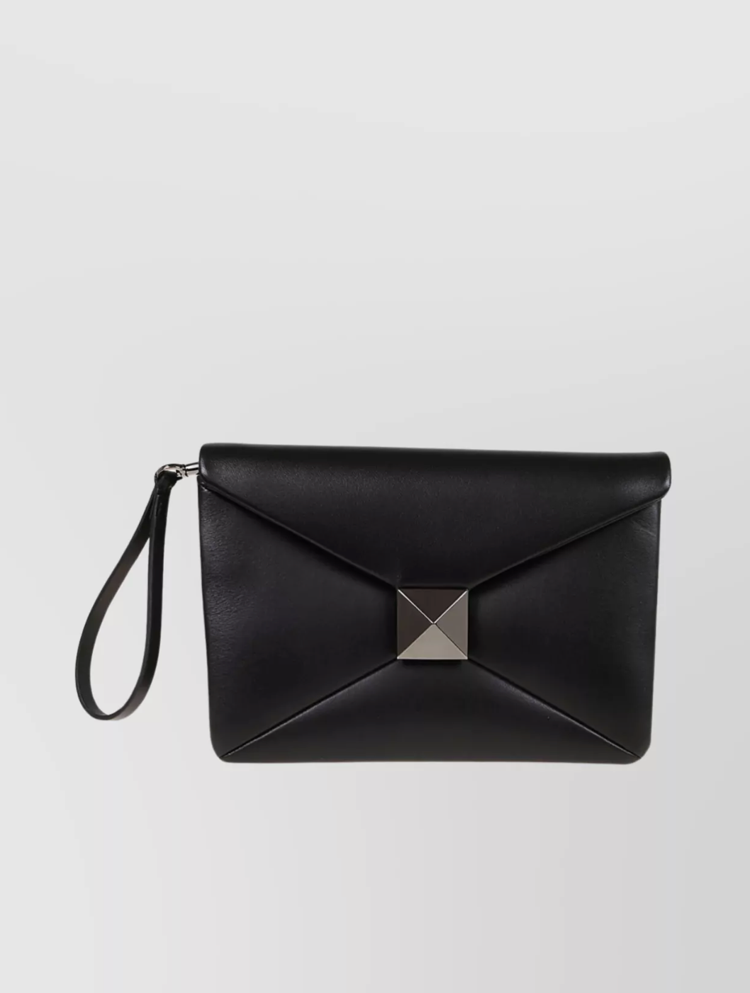 Valentino Garavani Black Single Stud Clutch