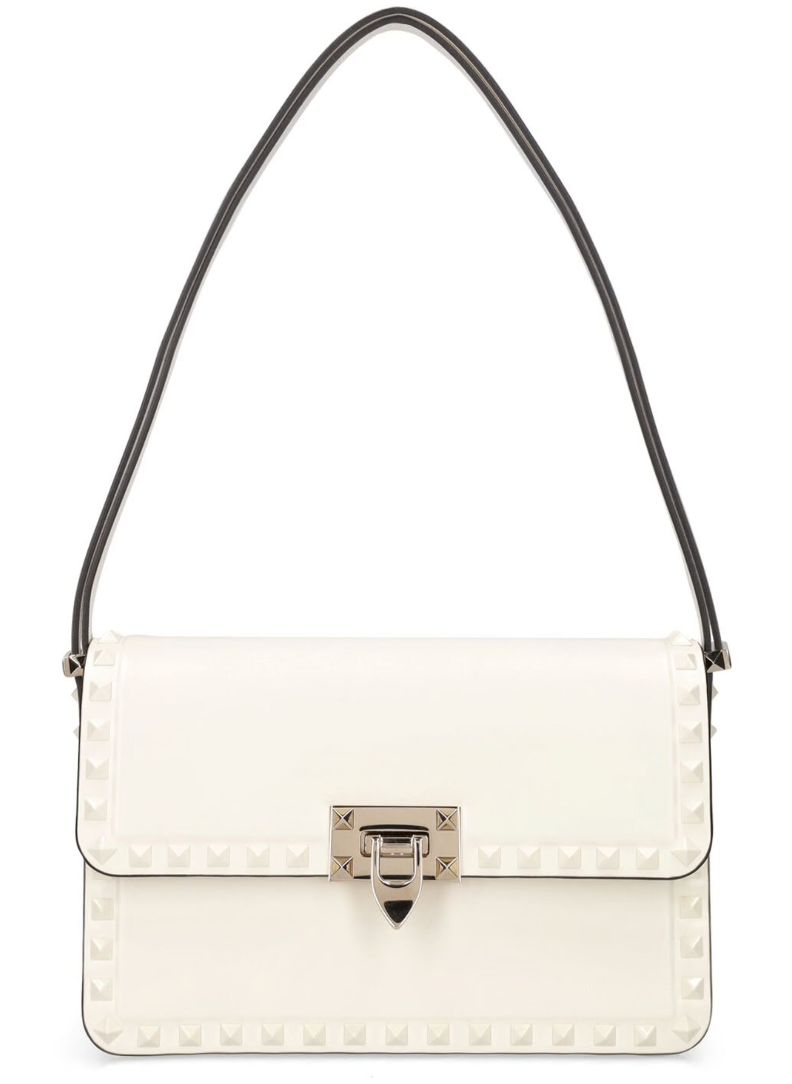 Valentino Rockstud E/W Avorio Liscio