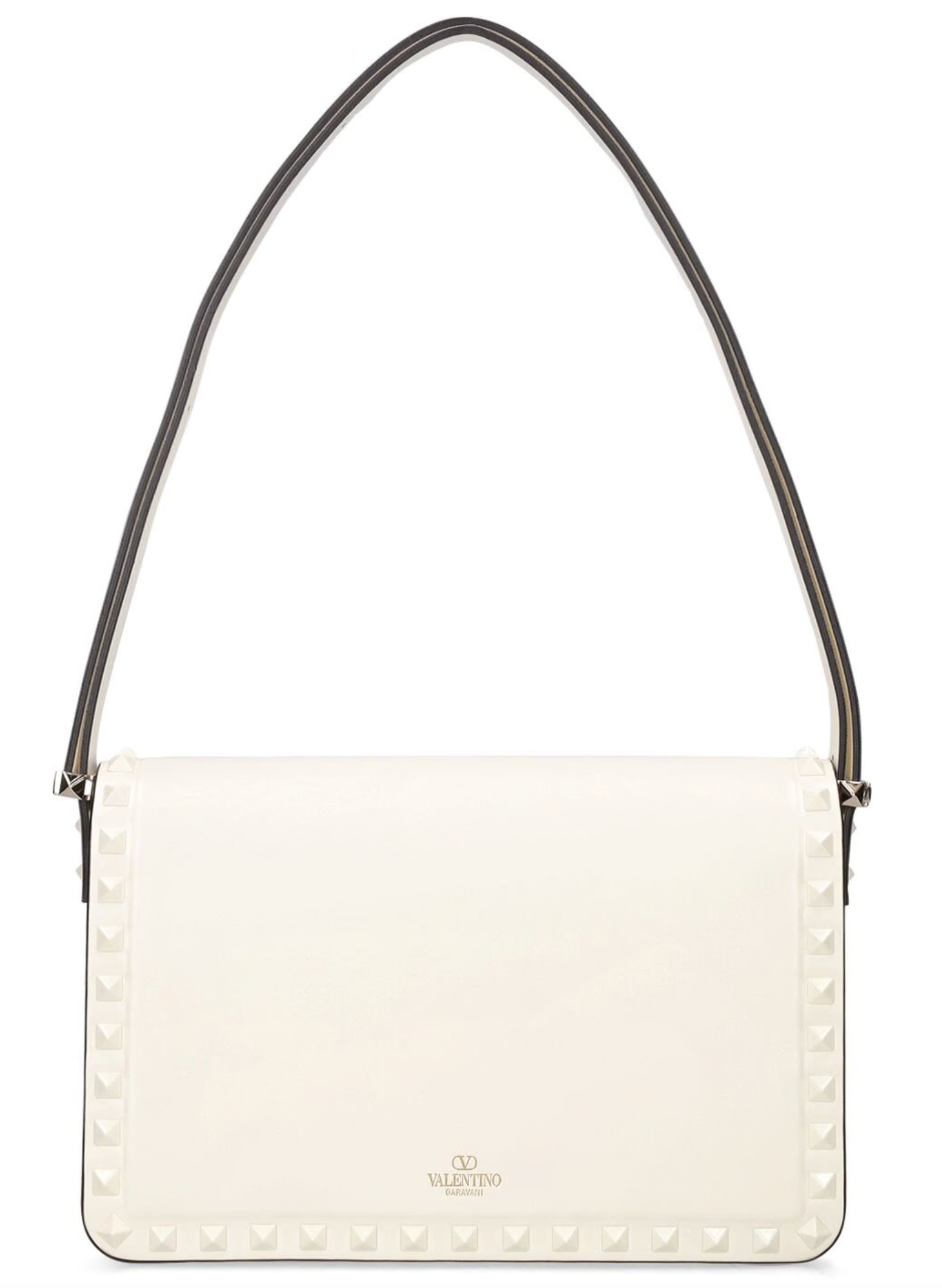 Valentino Rockstud E/W Avorio Liscio