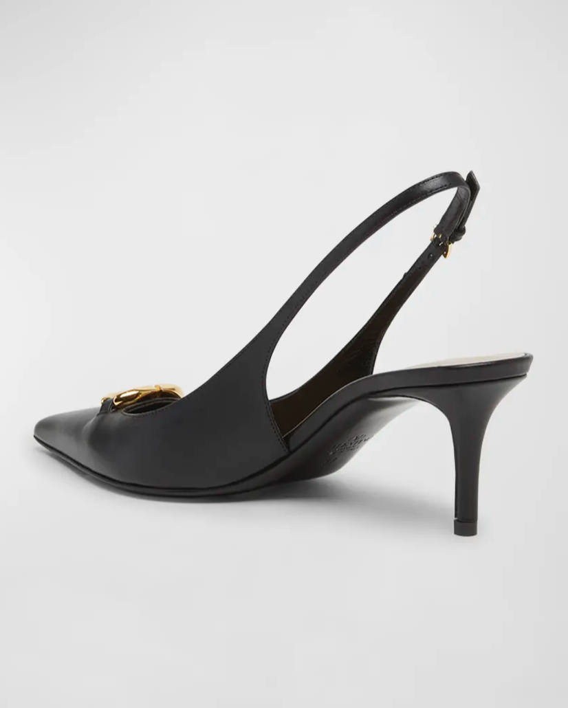 VLOGO CALFSKIN SLINGBACK PUMP 60MM  THE BOLD EDITION - Valentino Garavani